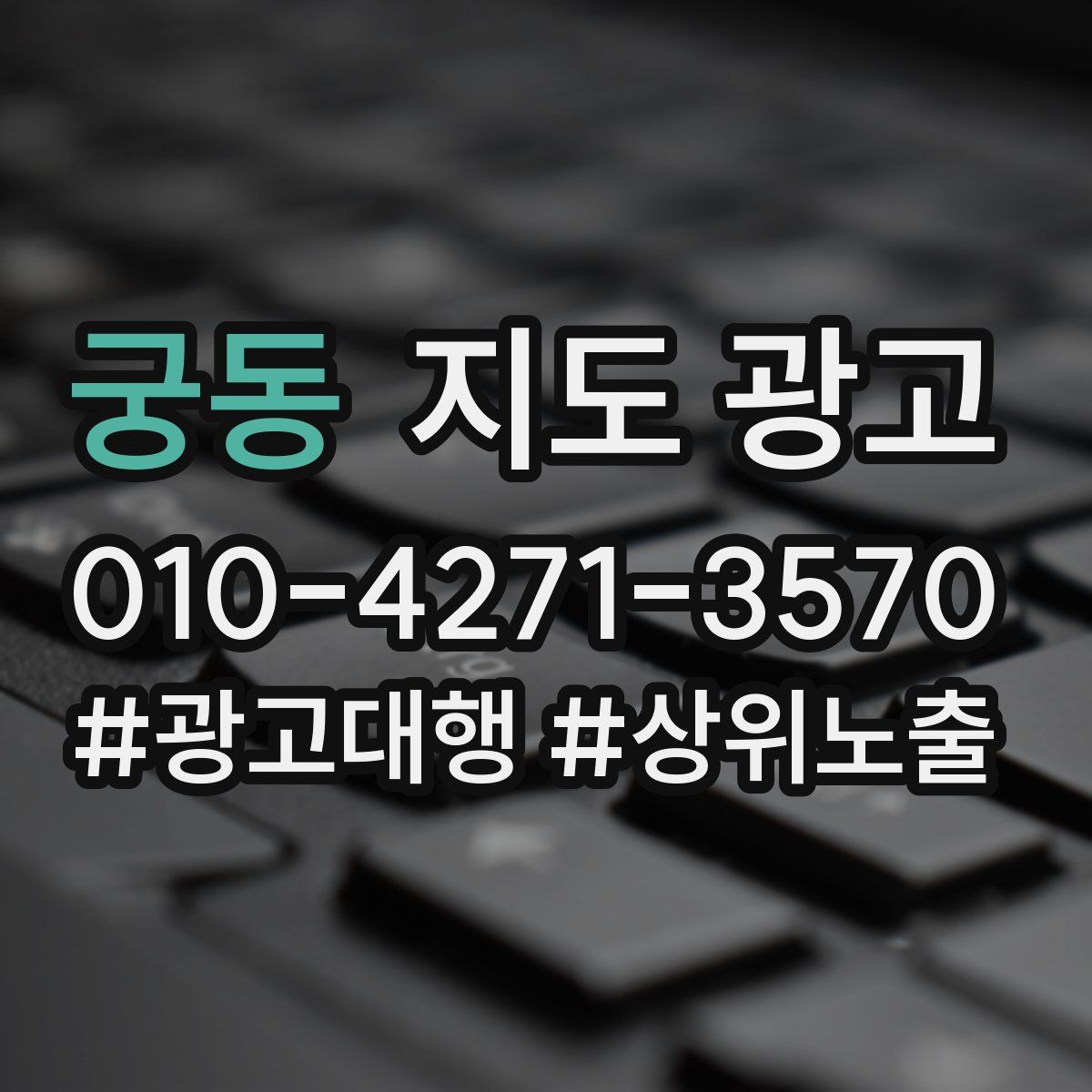 궁동 지도 광고