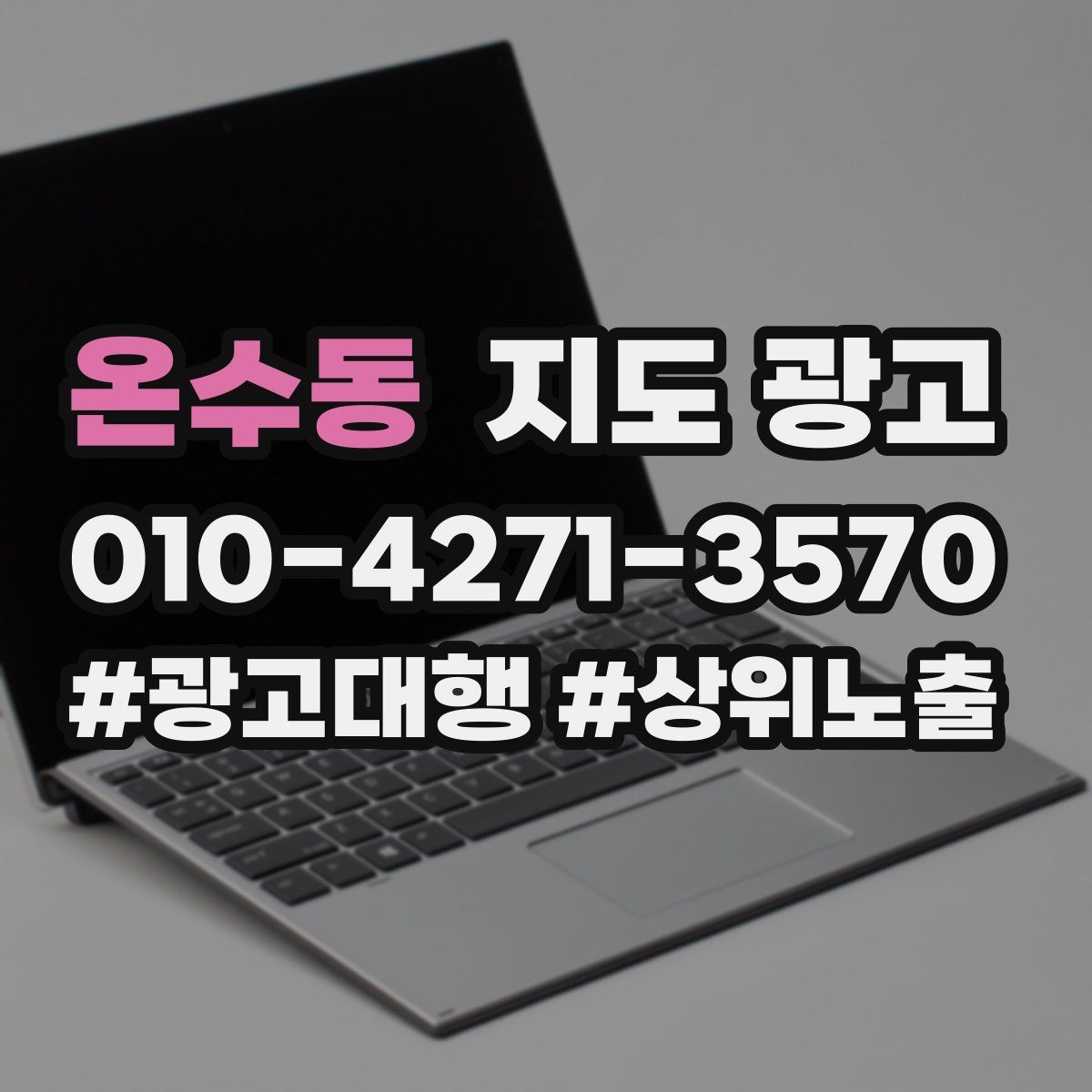 온수동 지도 광고