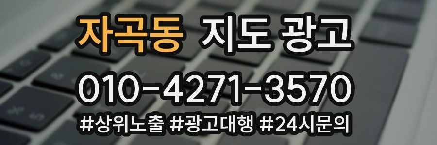 자곡동 지도 광고