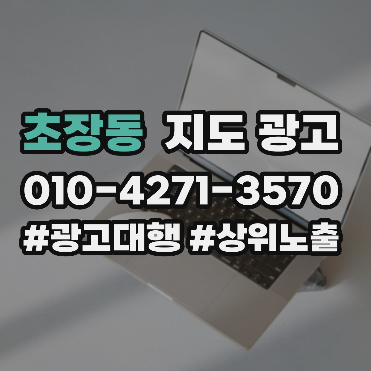 초장동 지도 광고