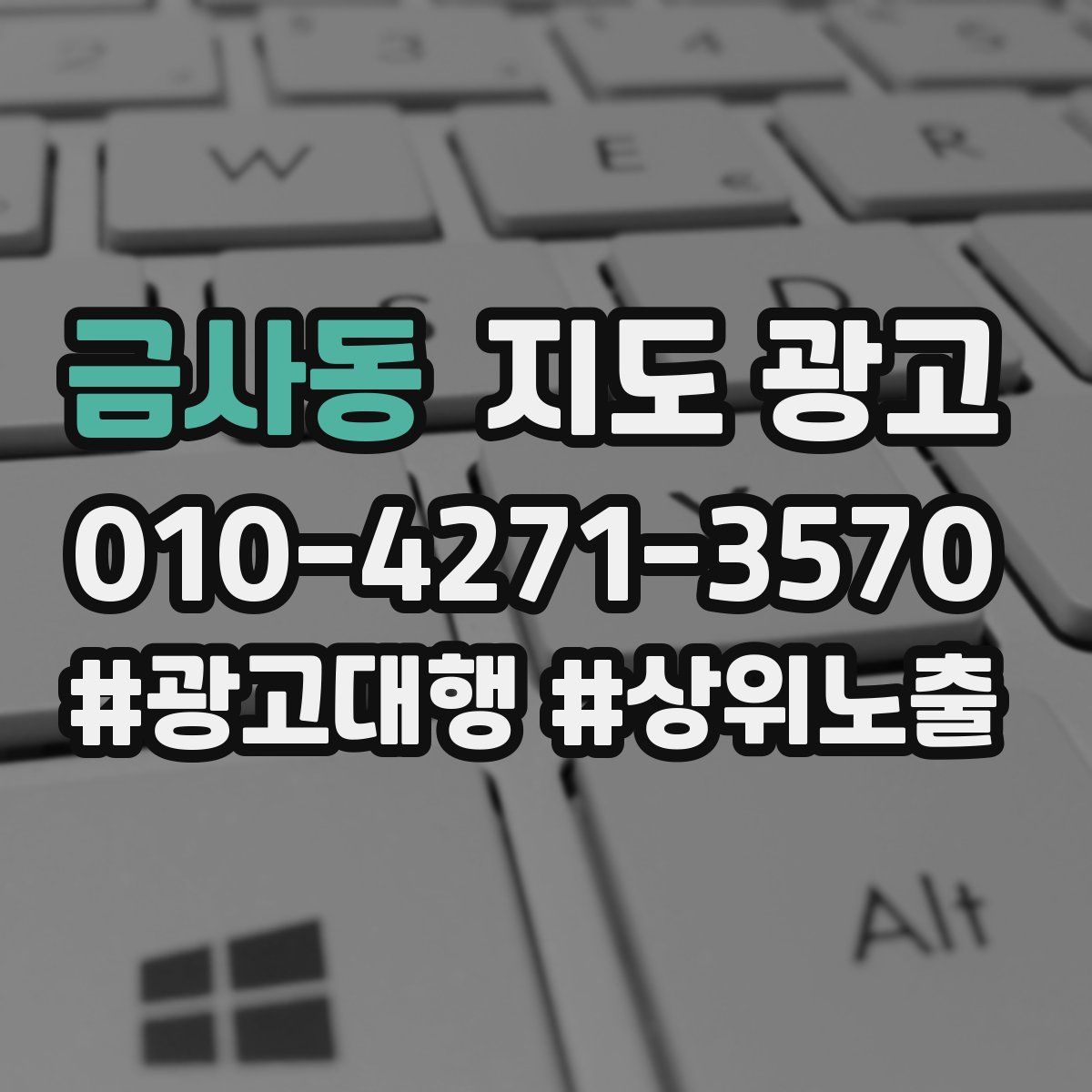 금사동 지도 광고