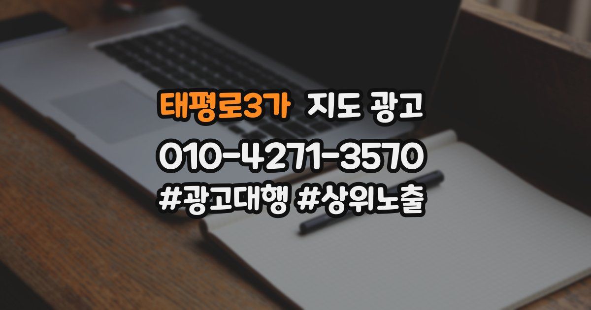 태평로3가 지도 광고