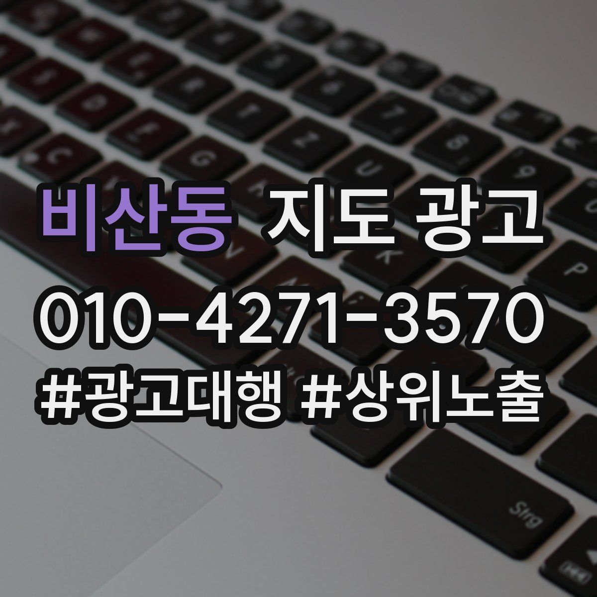 비산동 지도 광고