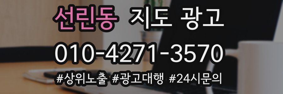 선린동 지도 광고