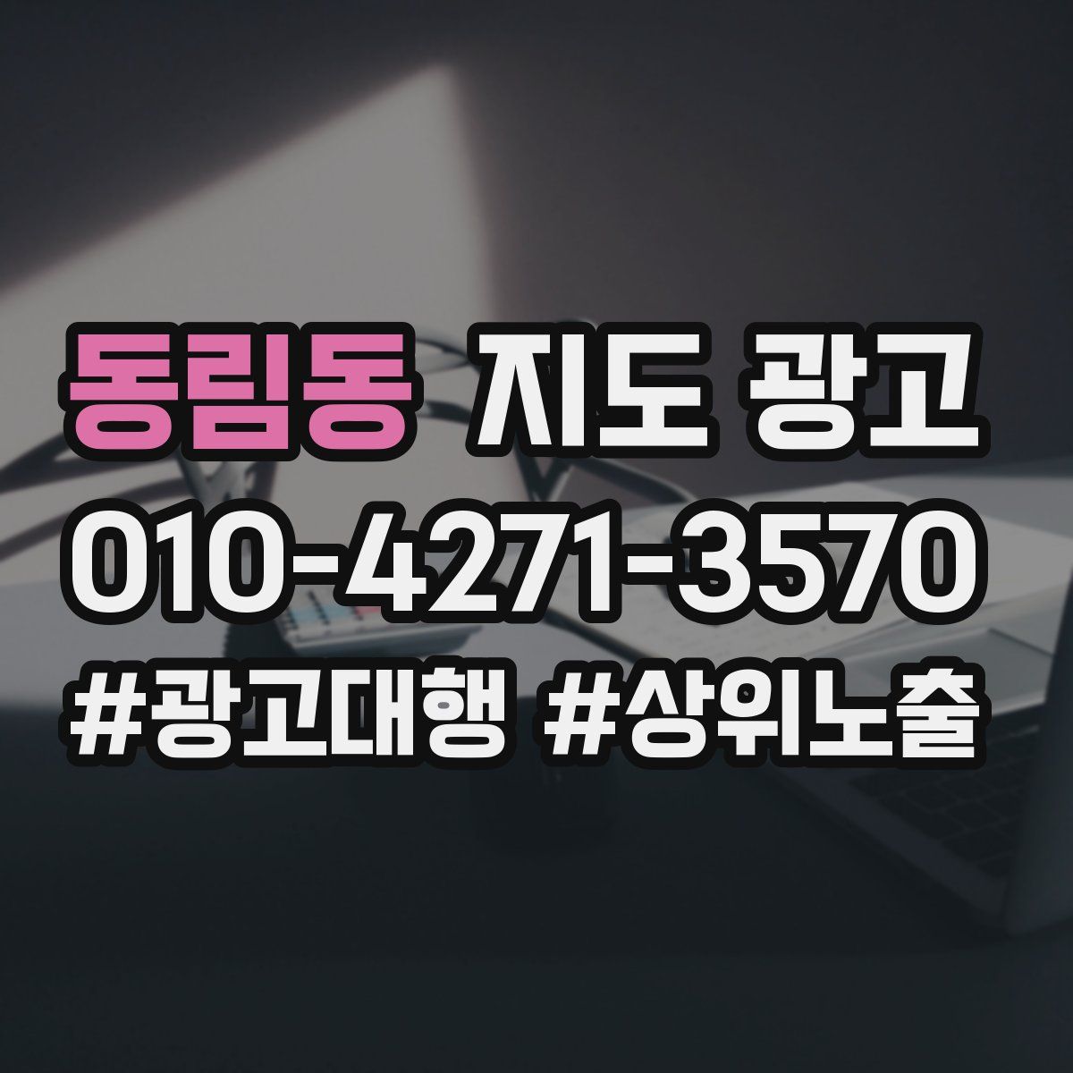 동림동 지도 광고