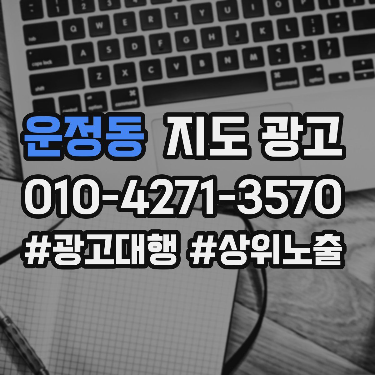 운정동 지도 광고