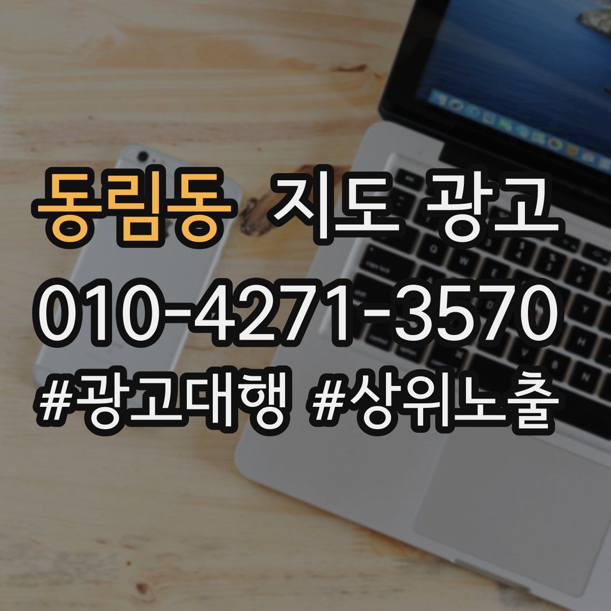 동림동 지도 광고