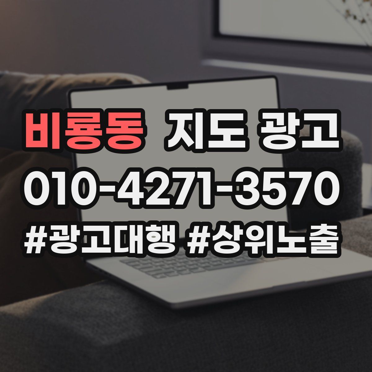비룡동 지도 광고