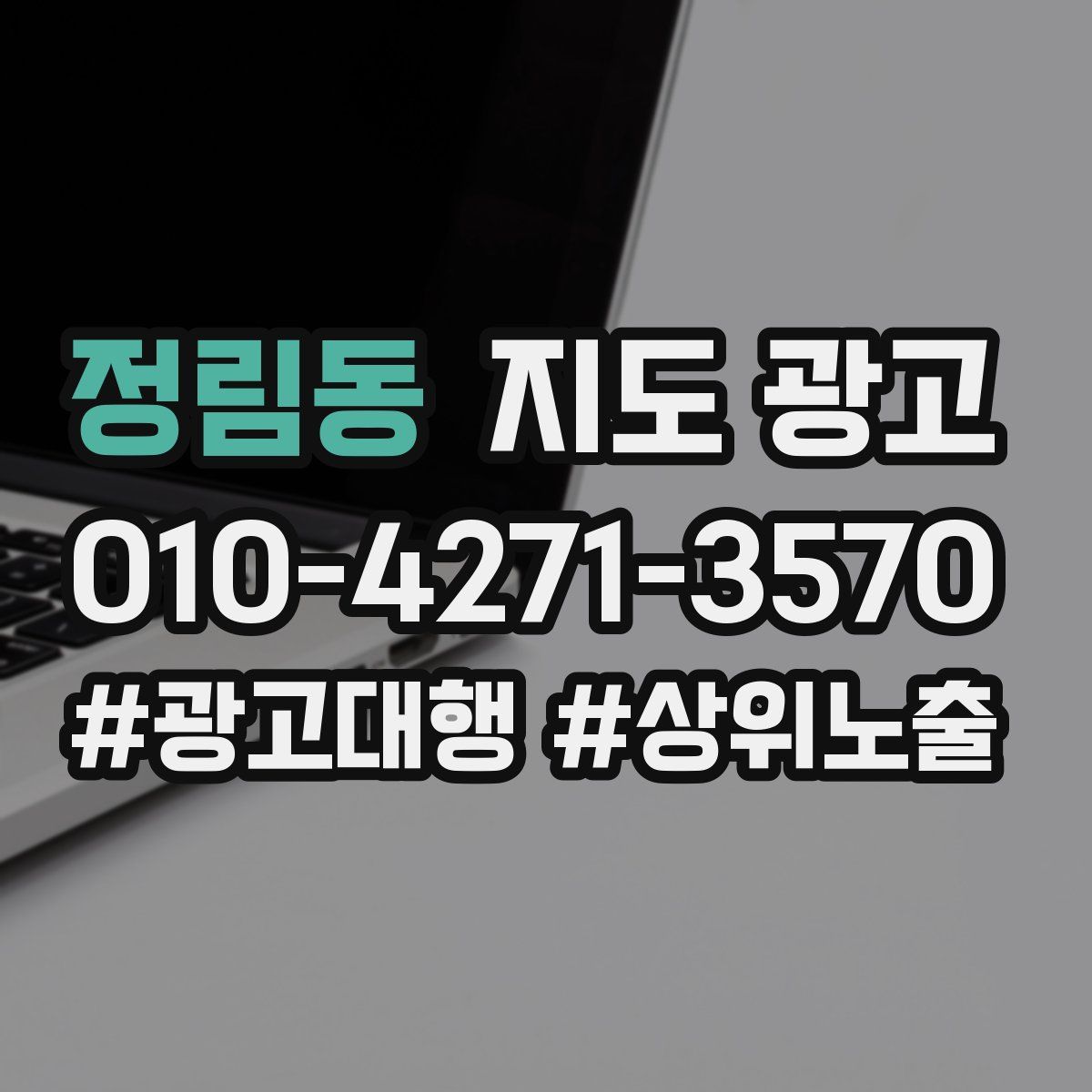 정림동 지도 광고