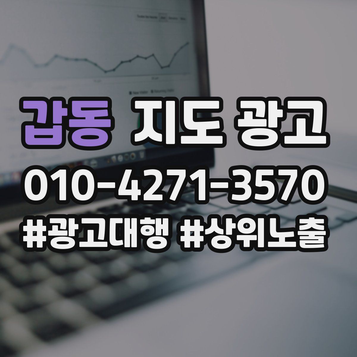 갑동 지도 광고