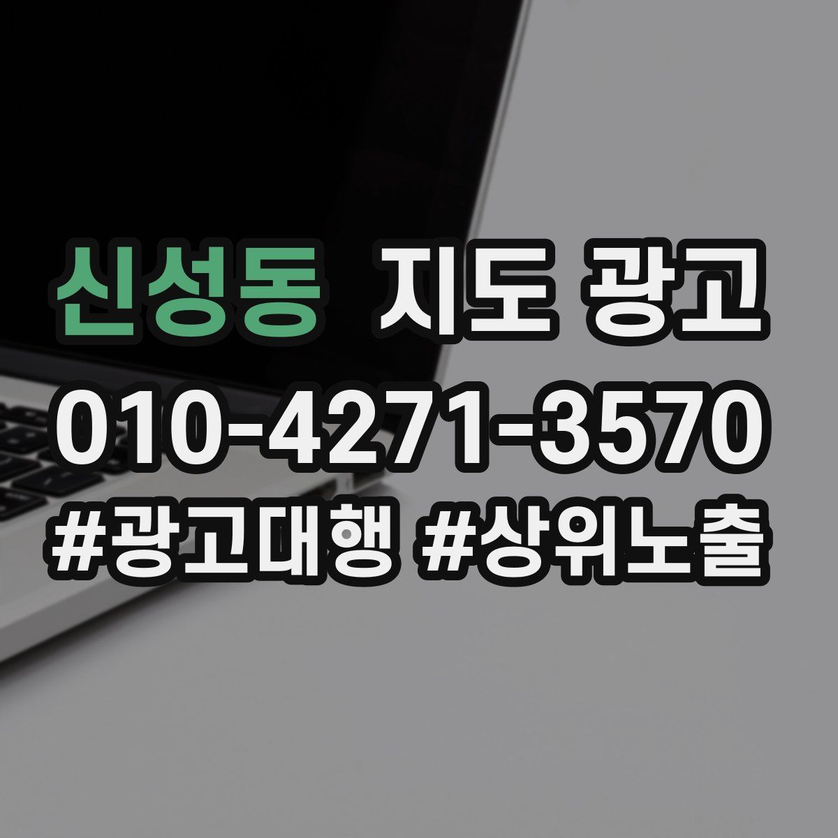 신성동 지도 광고
