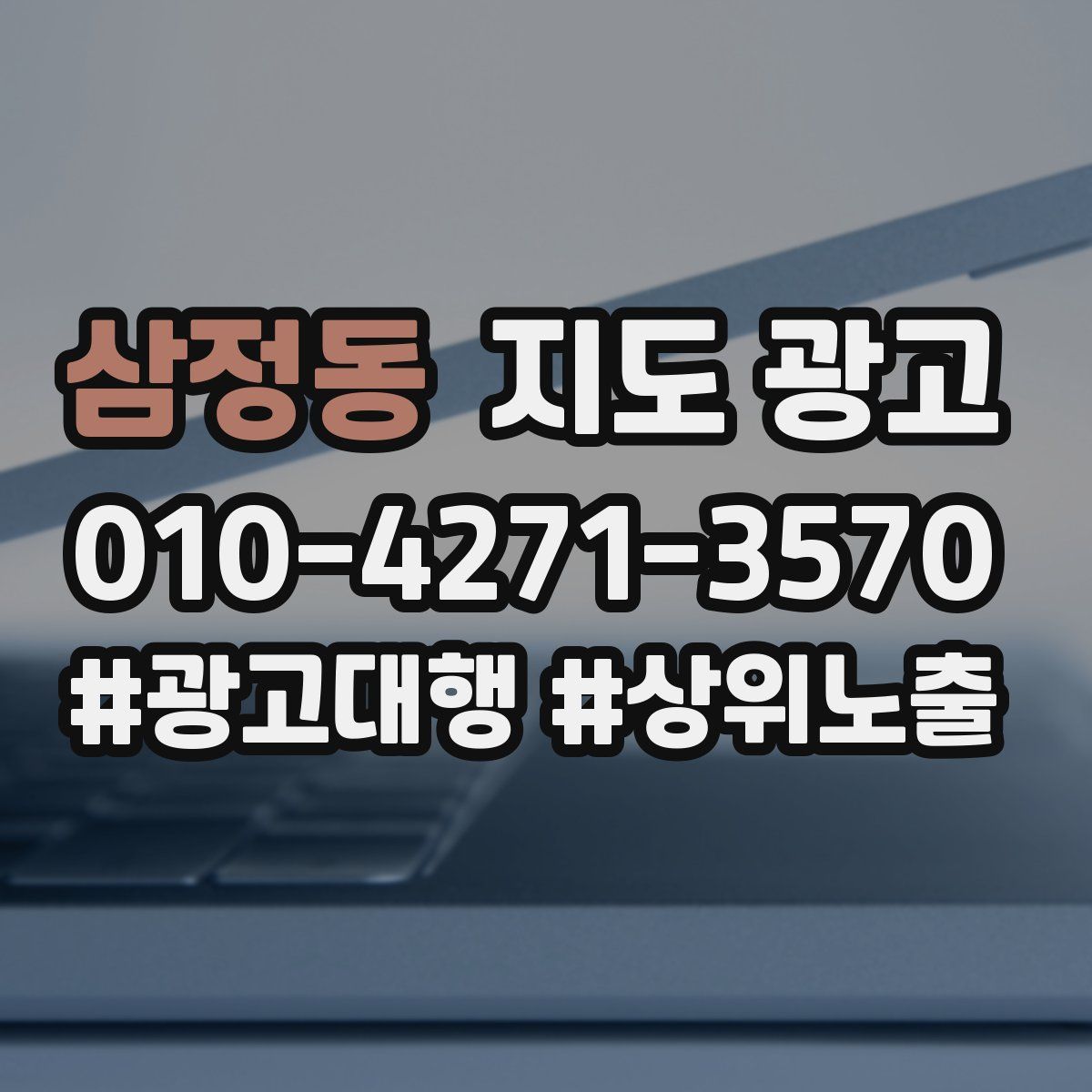 삼정동 지도 광고