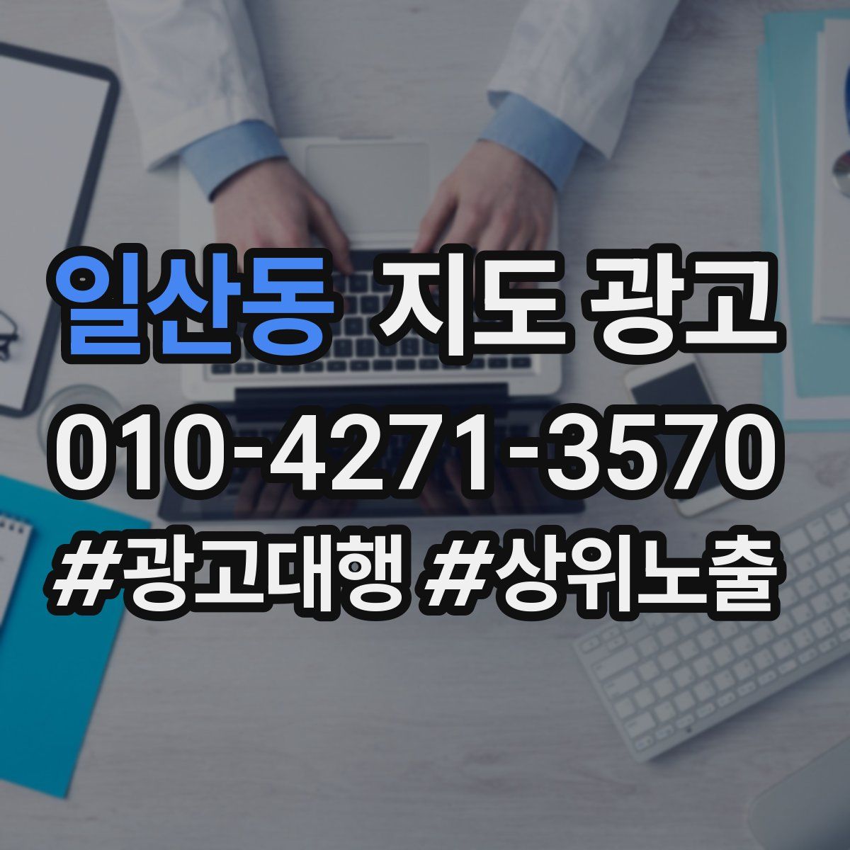 일산동 지도 광고