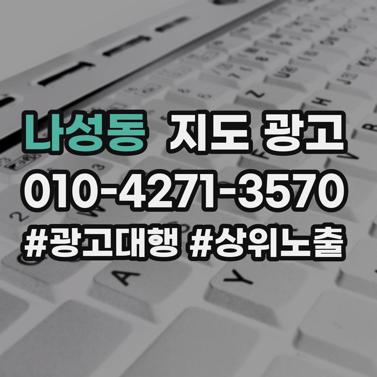 나성동 지도 광고