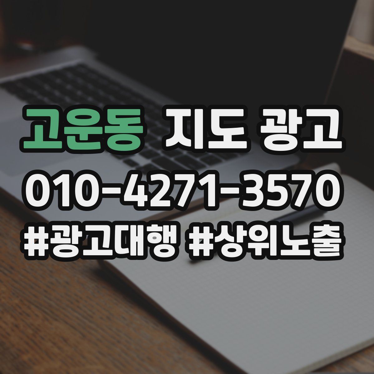 고운동 지도 광고