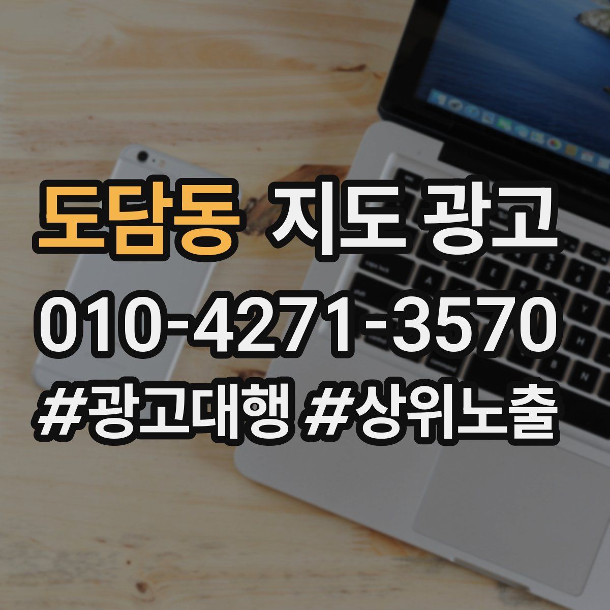 도담동 지도 광고
