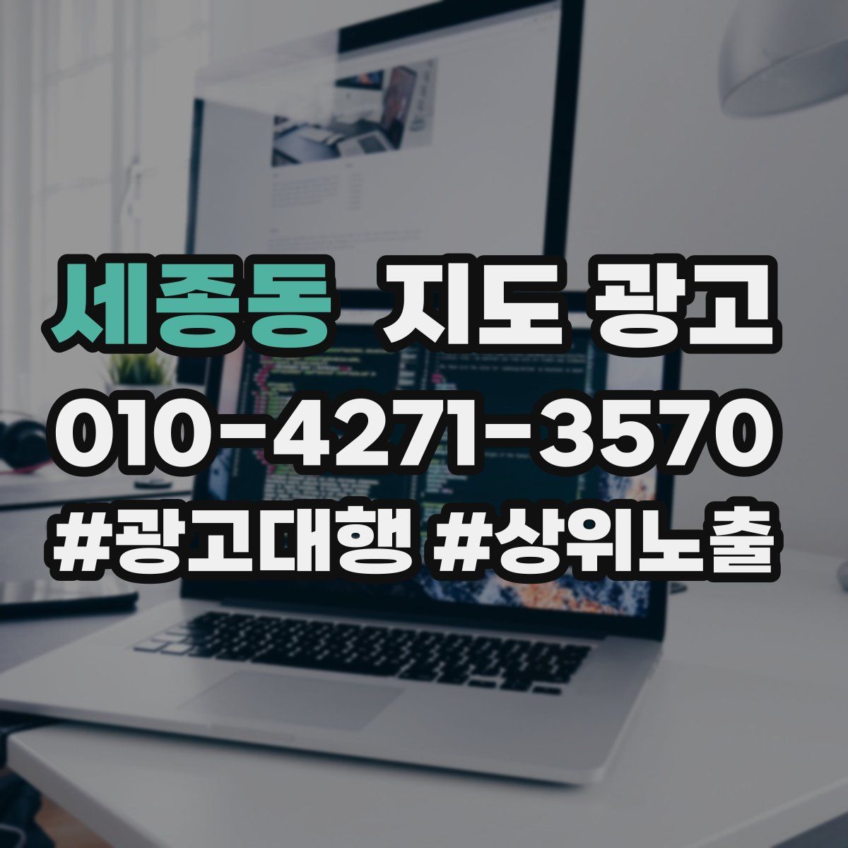 세종동 지도 광고