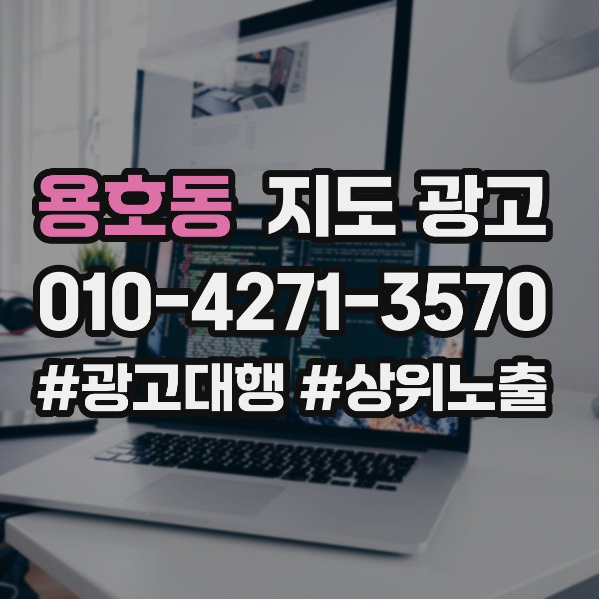 용호동 지도 광고