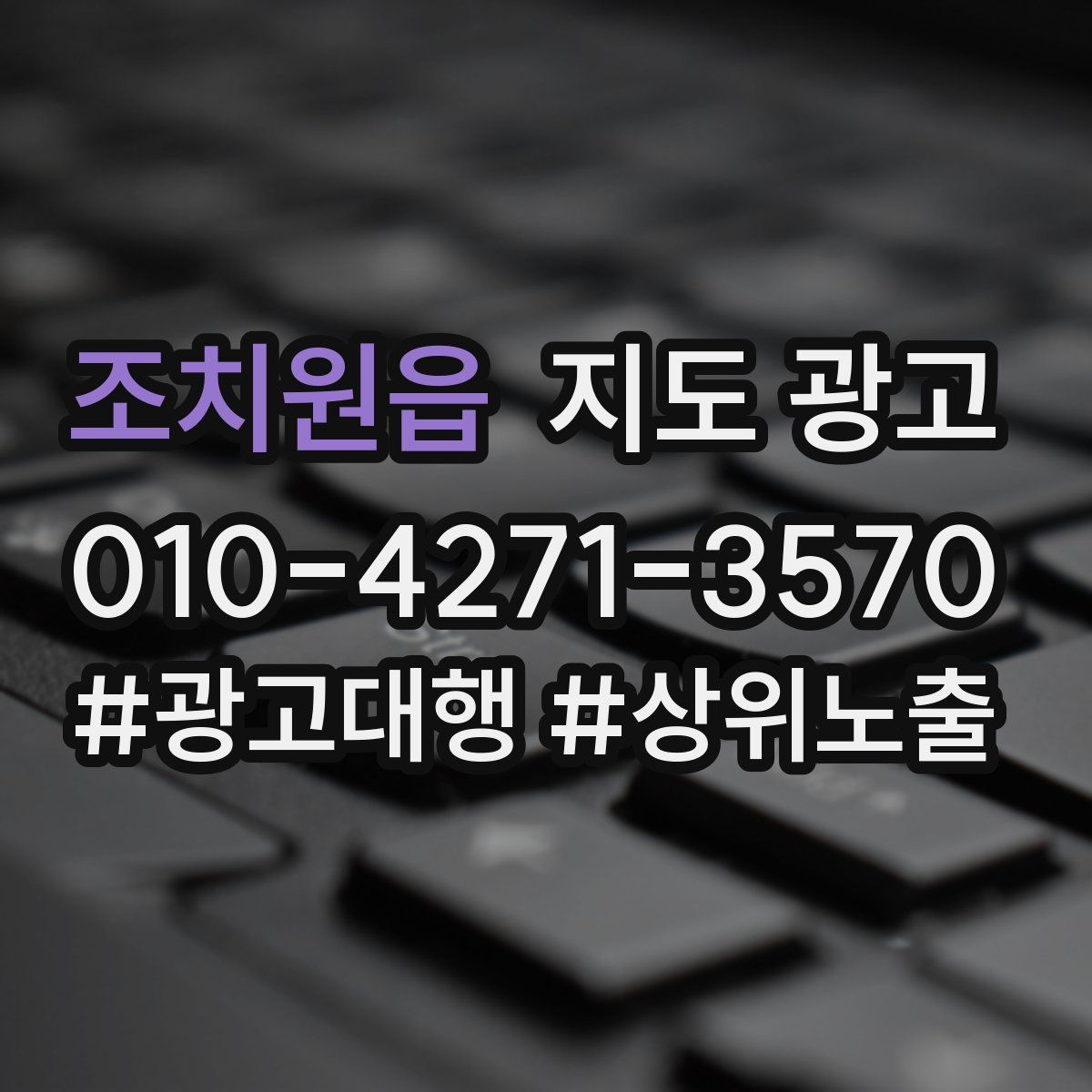 조치원읍 지도 광고