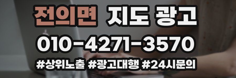전의면 지도 광고