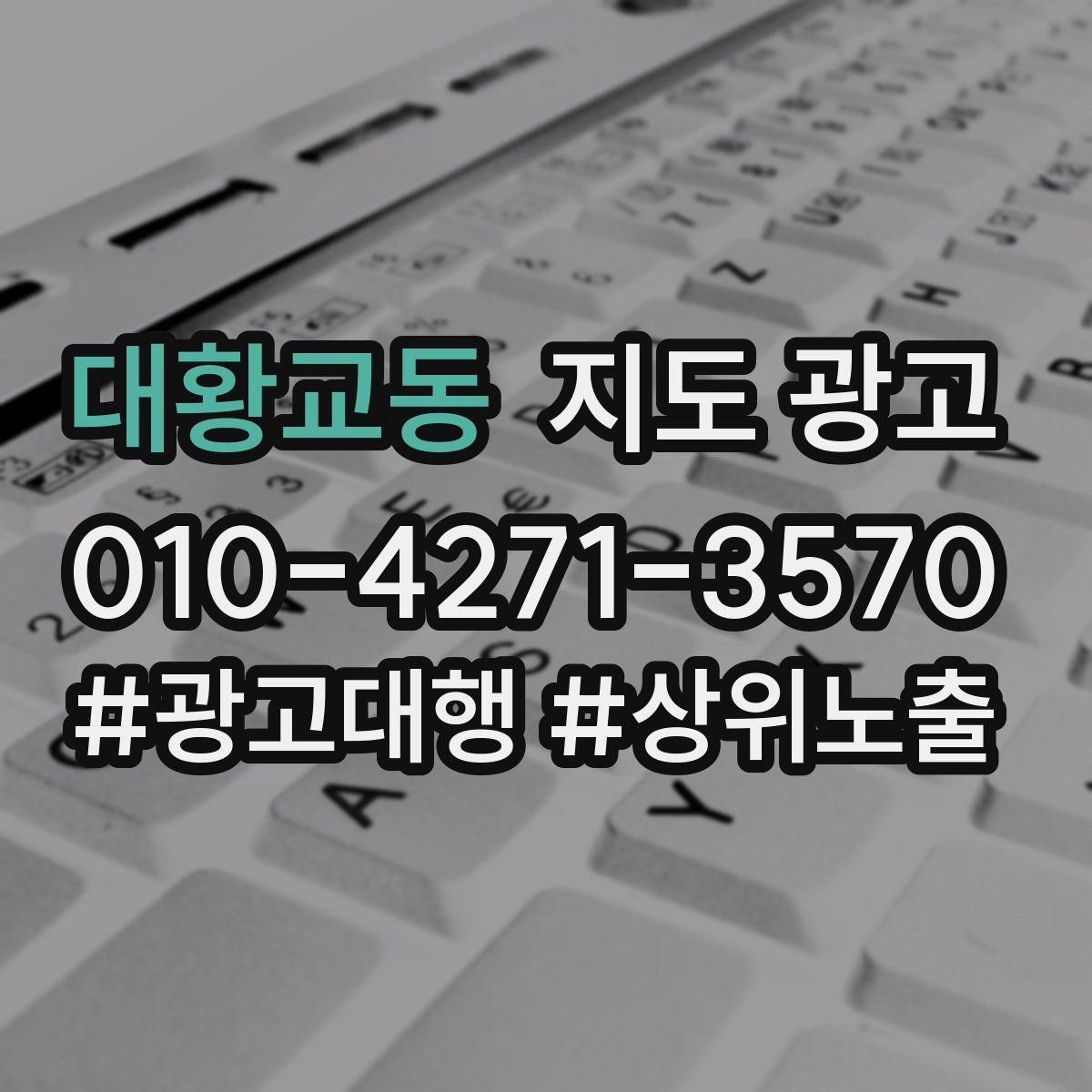 대황교동 지도 광고
