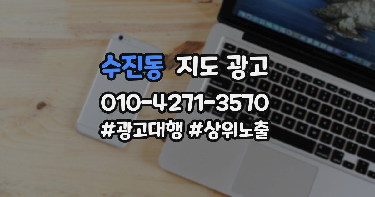 수진동 지도 광고