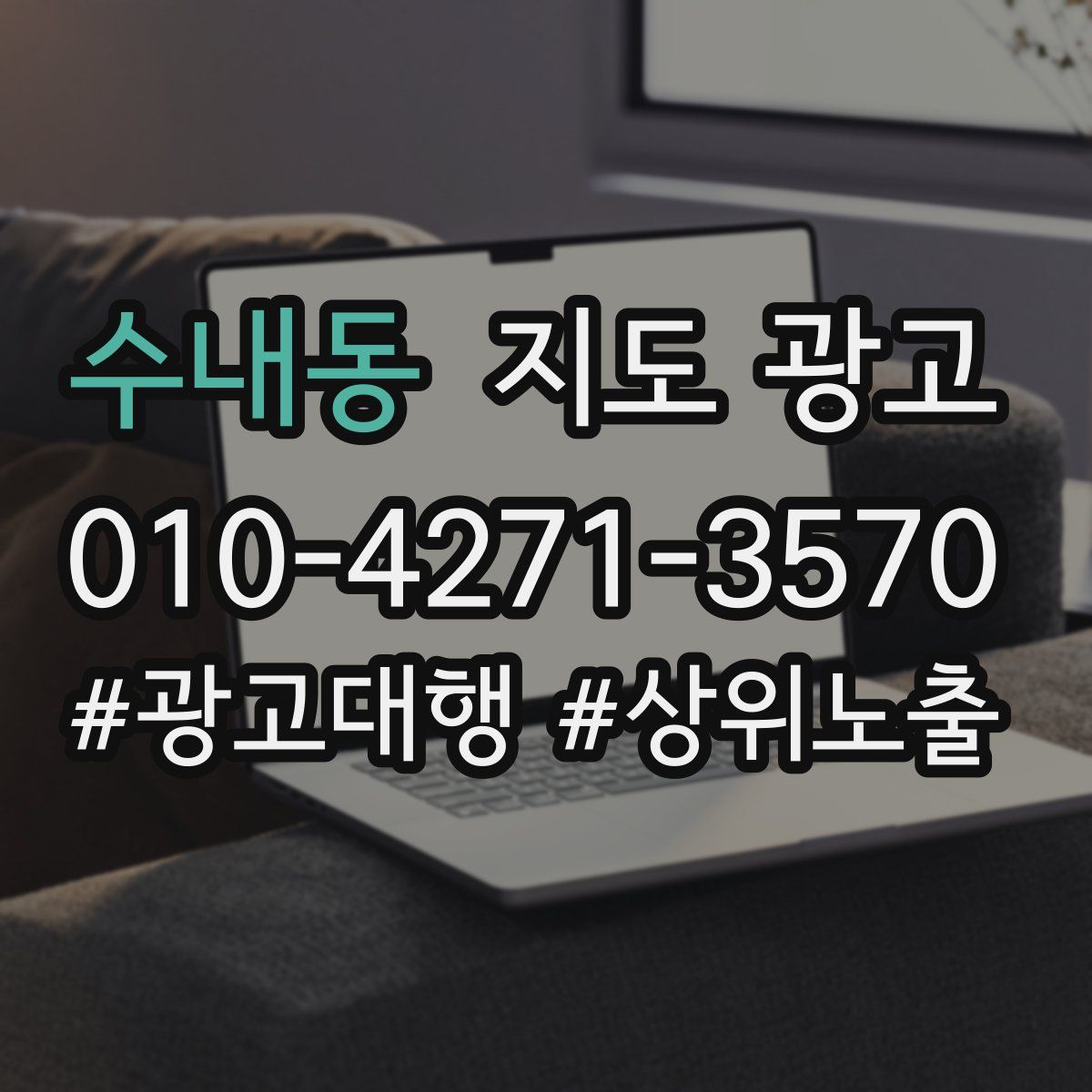 수내동 지도 광고