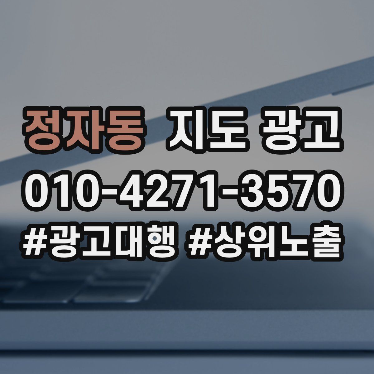 정자동 지도 광고