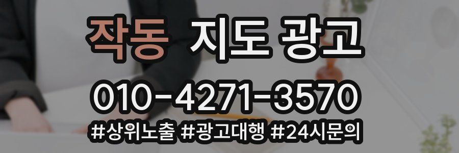 작동 지도 광고