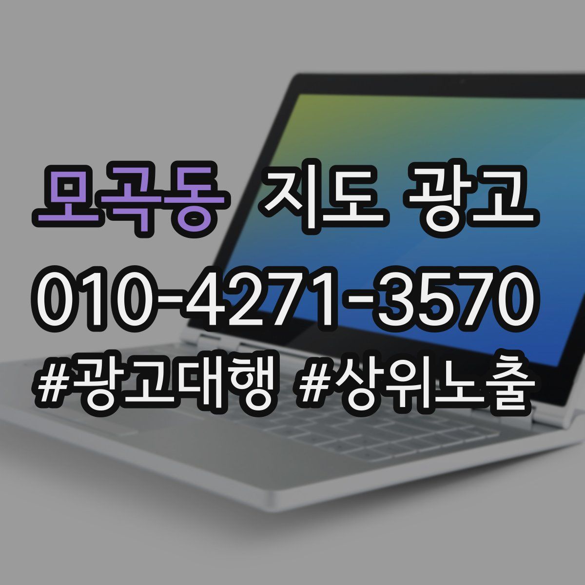 모곡동 지도 광고