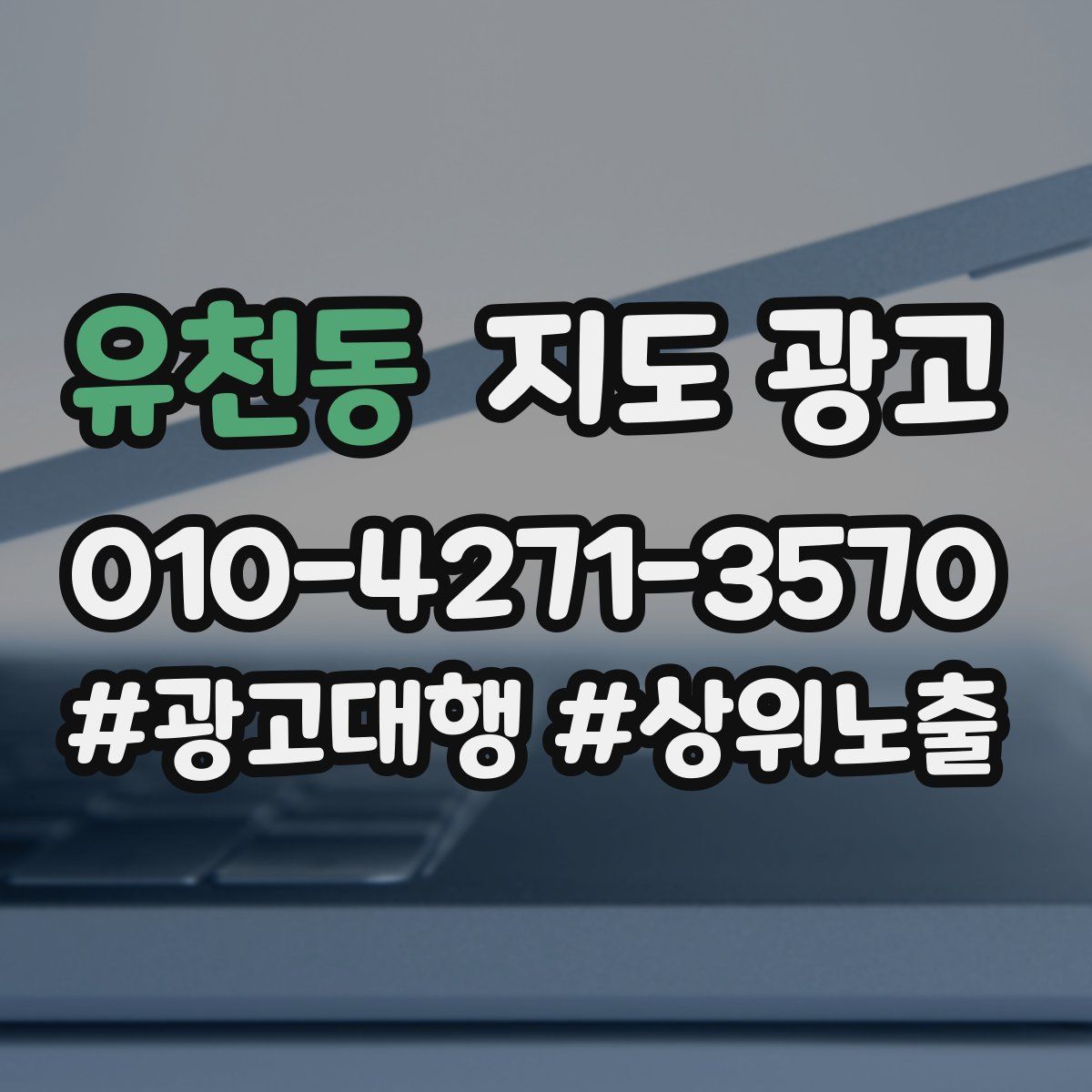 유천동 지도 광고
