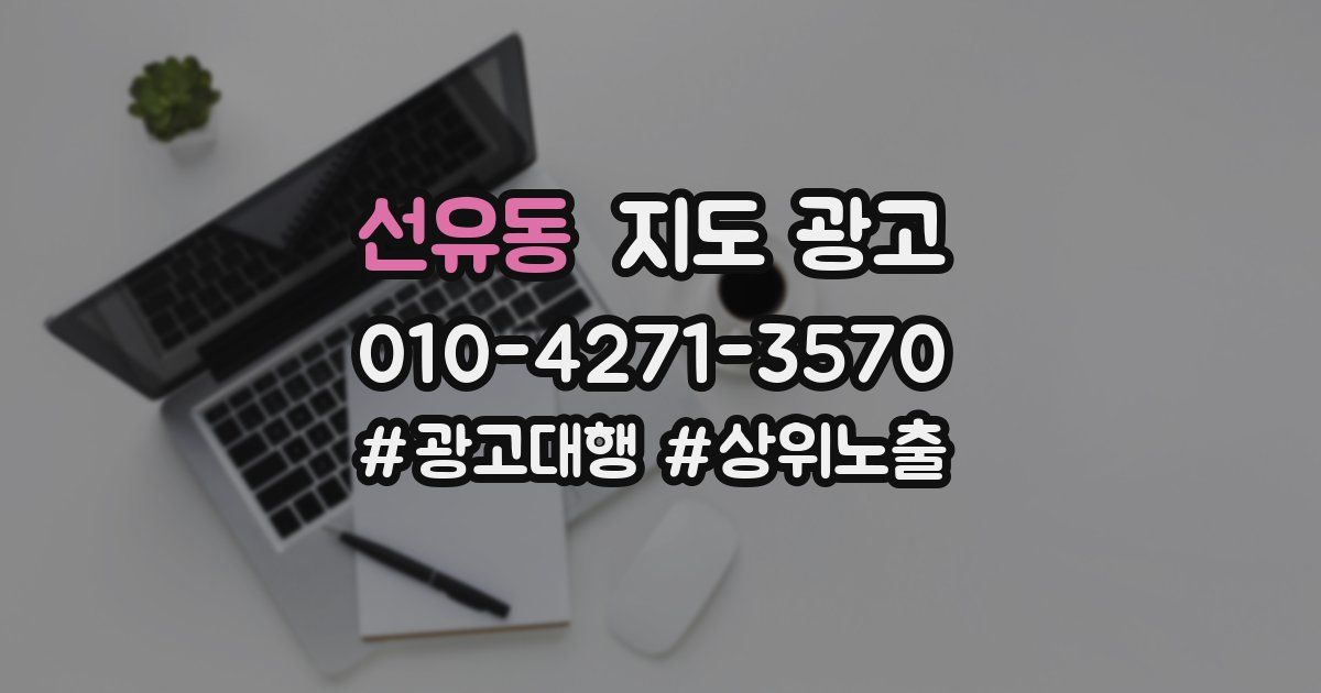 선유동 지도 광고