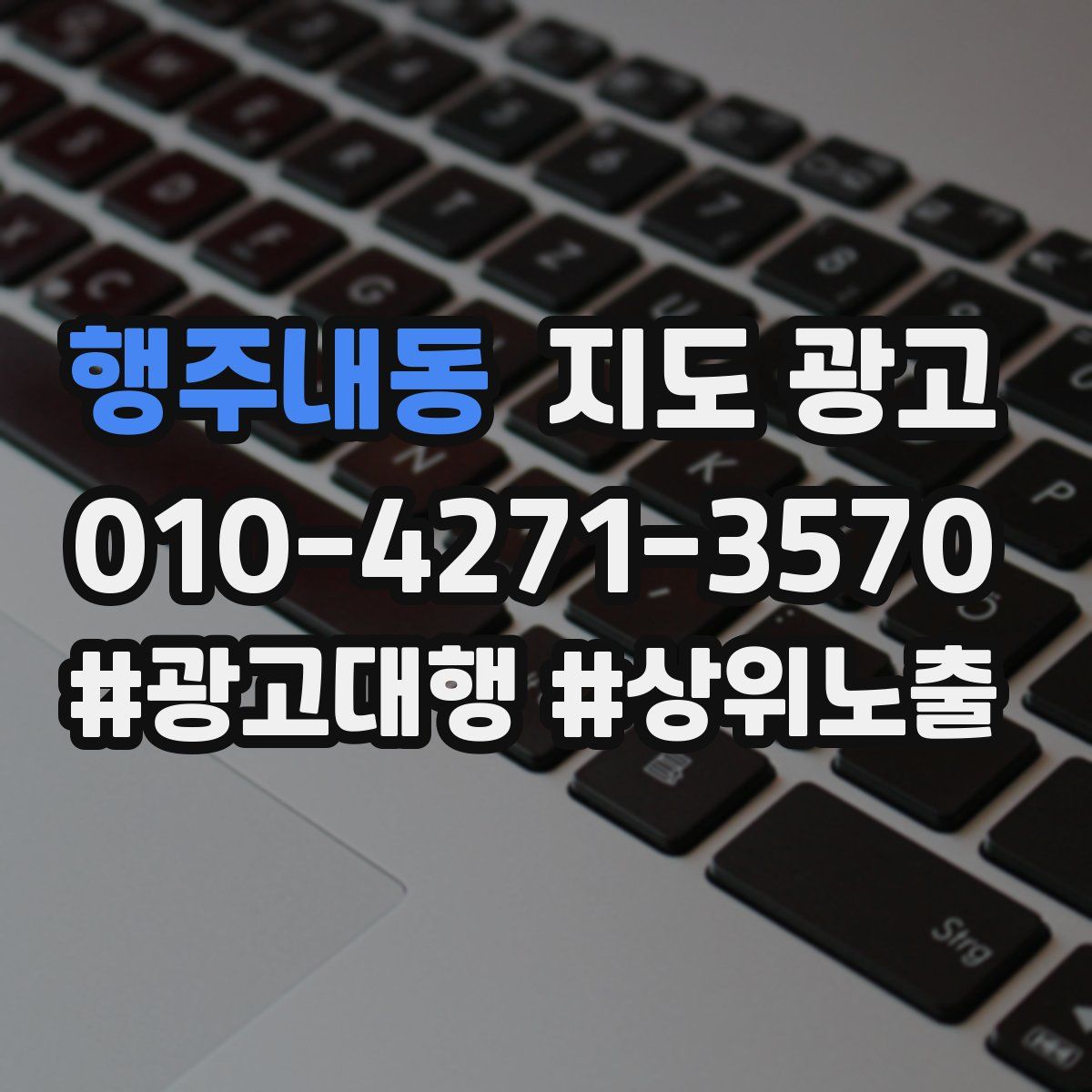 행주내동 지도 광고