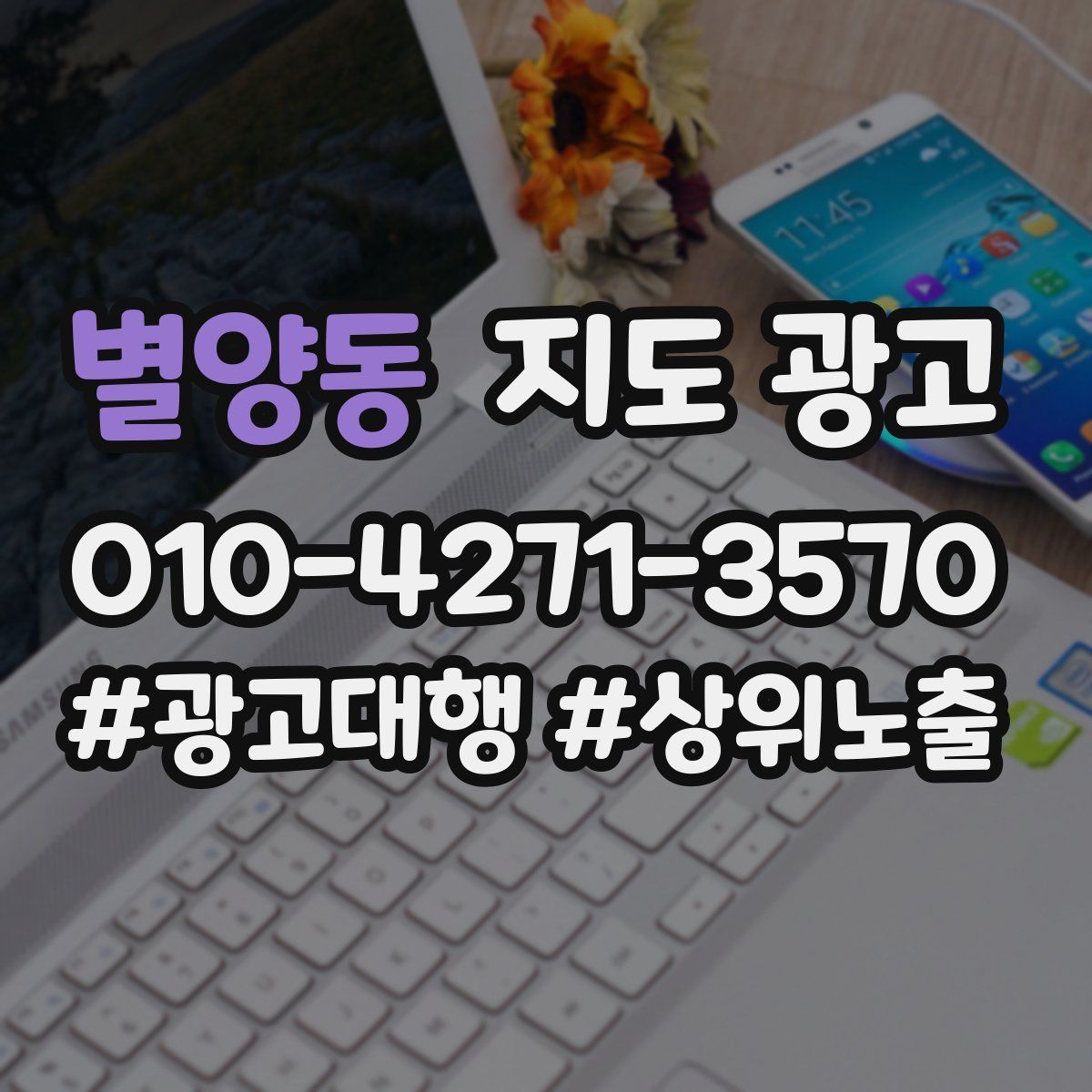 별양동 지도 광고