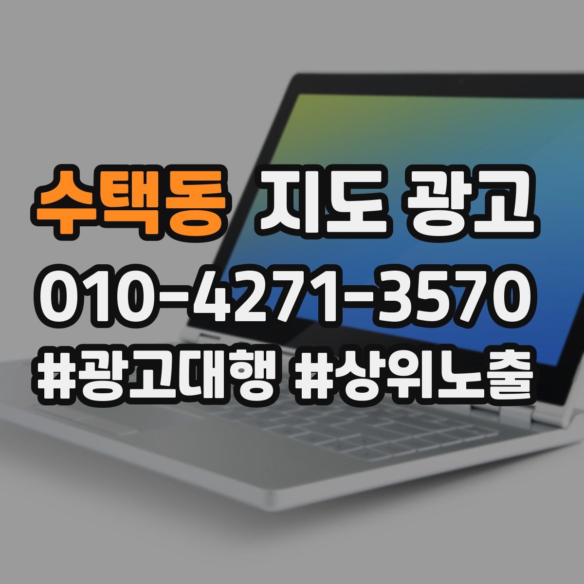 수택동 지도 광고