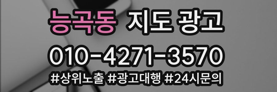 능곡동 지도 광고