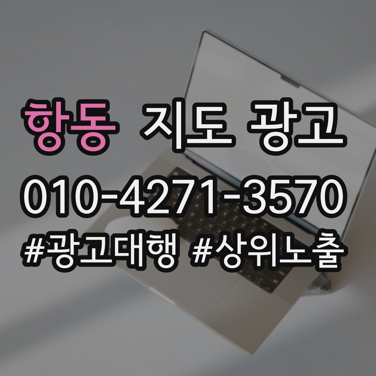 항동 지도 광고