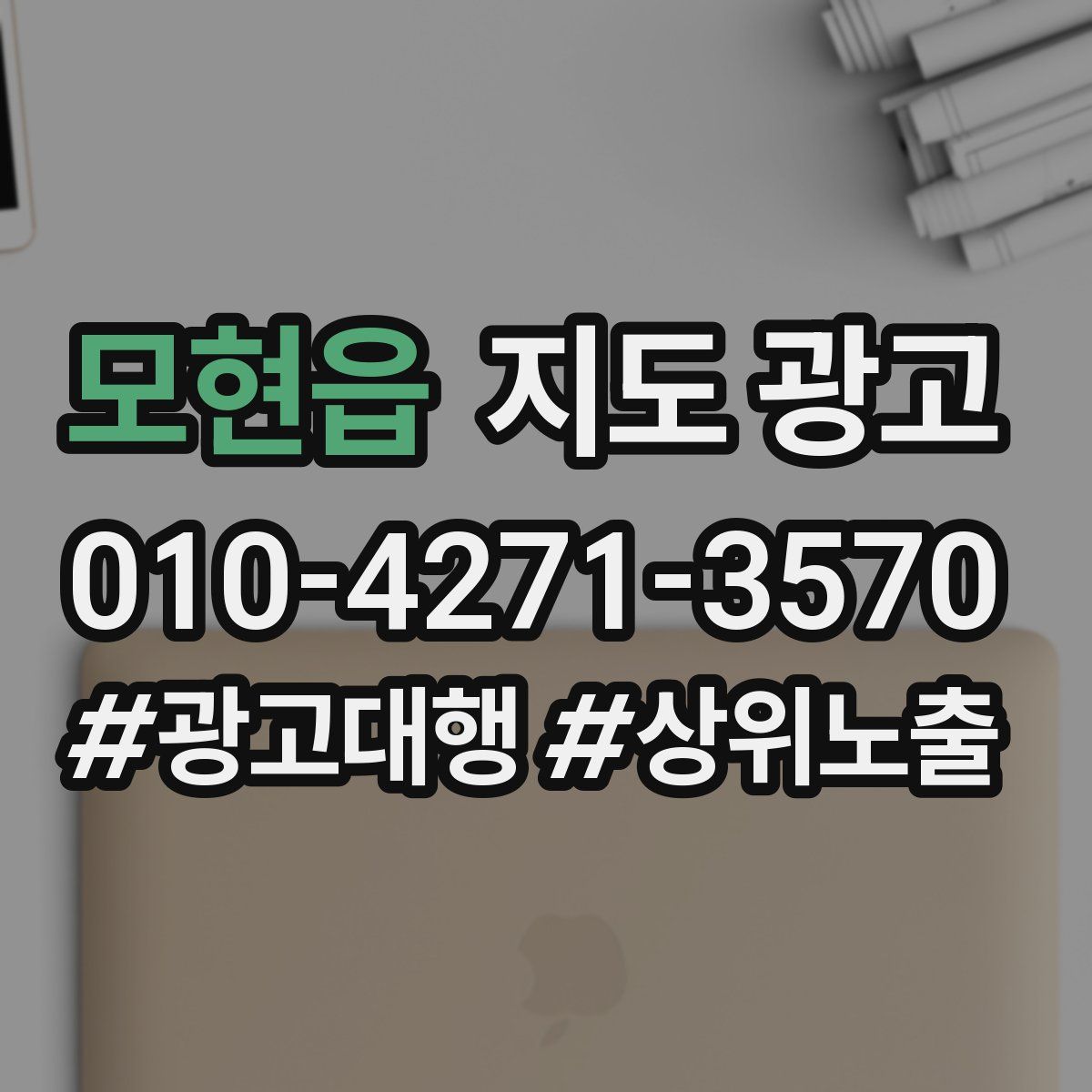 모현읍 지도 광고