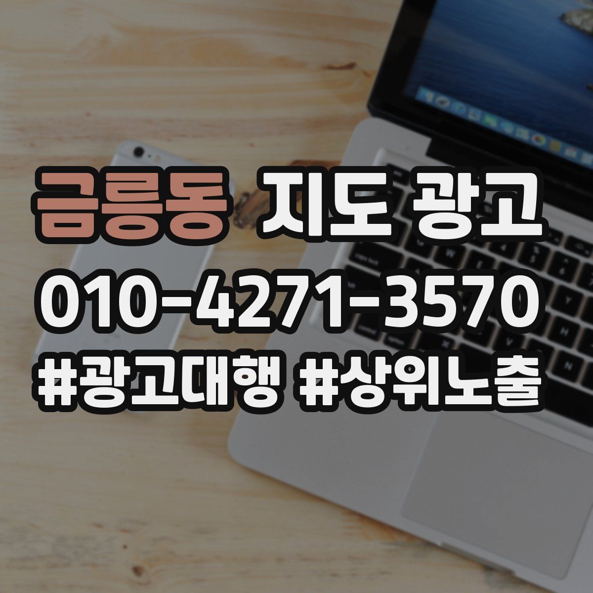 금릉동 지도 광고