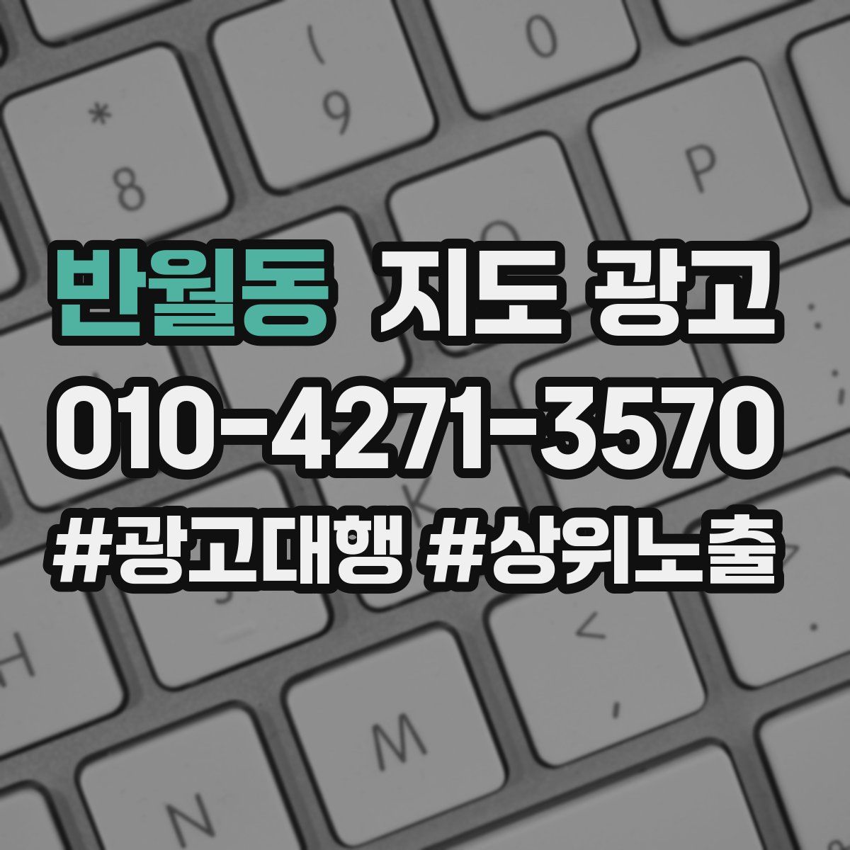 반월동 지도 광고