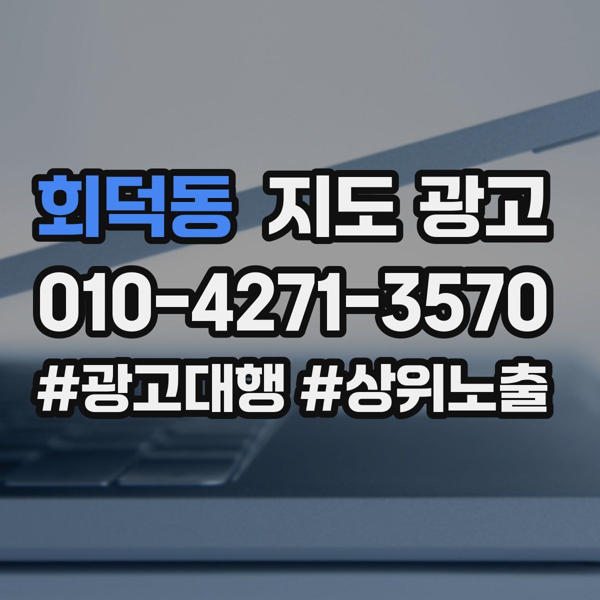 회덕동 지도 광고
