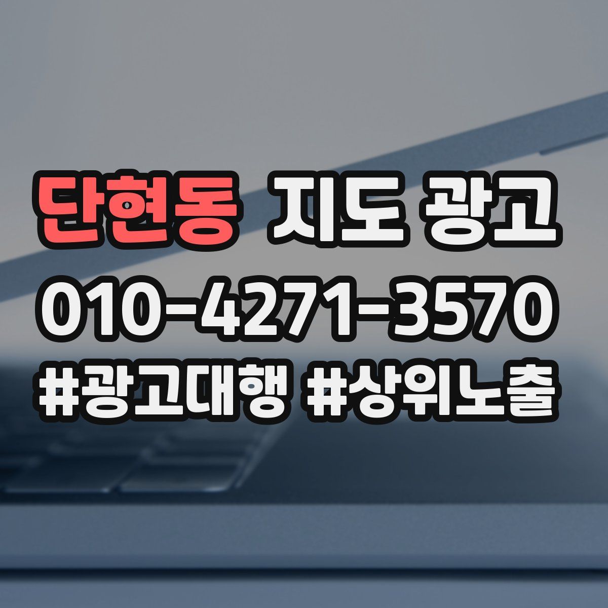단현동 지도 광고