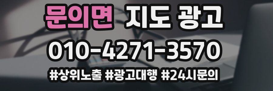 문의면 지도 광고