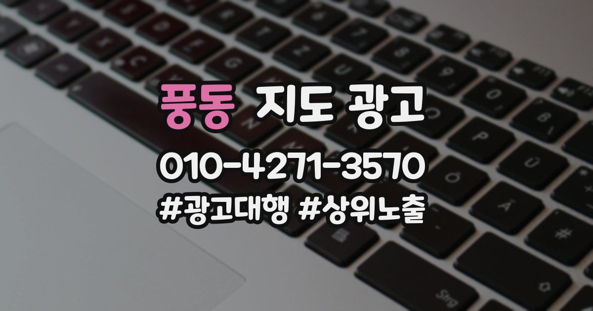 풍동 지도 광고