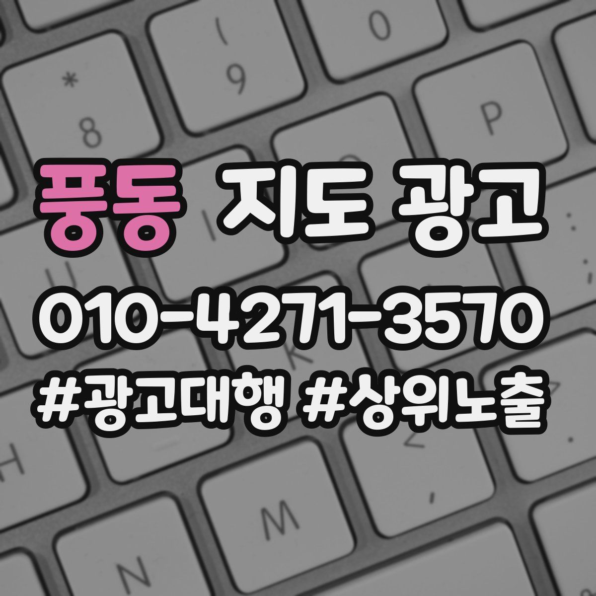 풍동 지도 광고