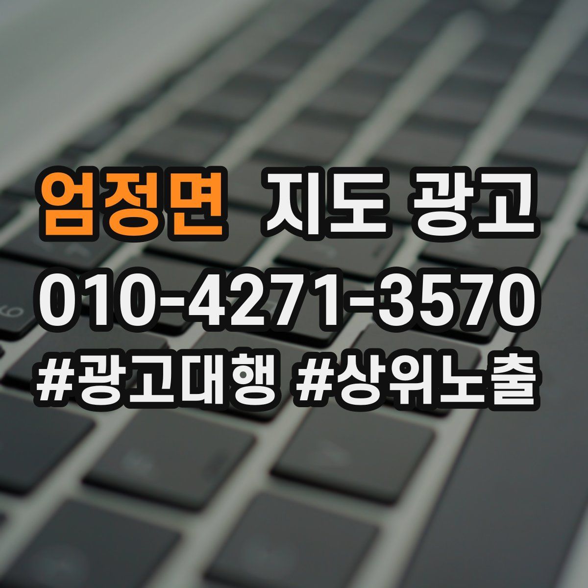 엄정면 지도 광고