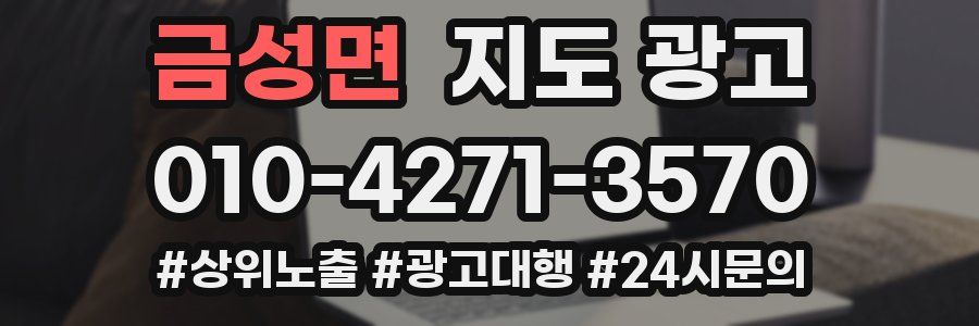 금성면 지도 광고