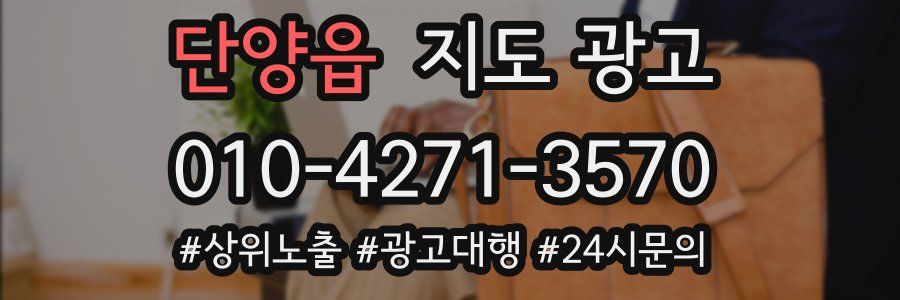 단양읍 지도 광고