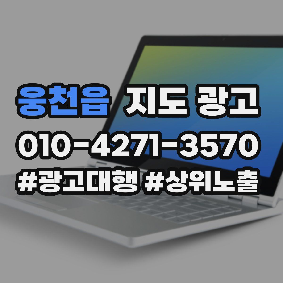 웅천읍 지도 광고