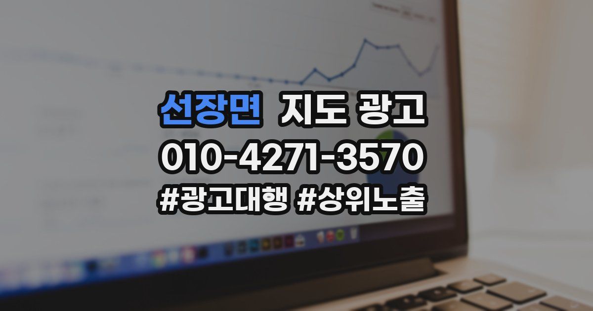 선장면 지도 광고